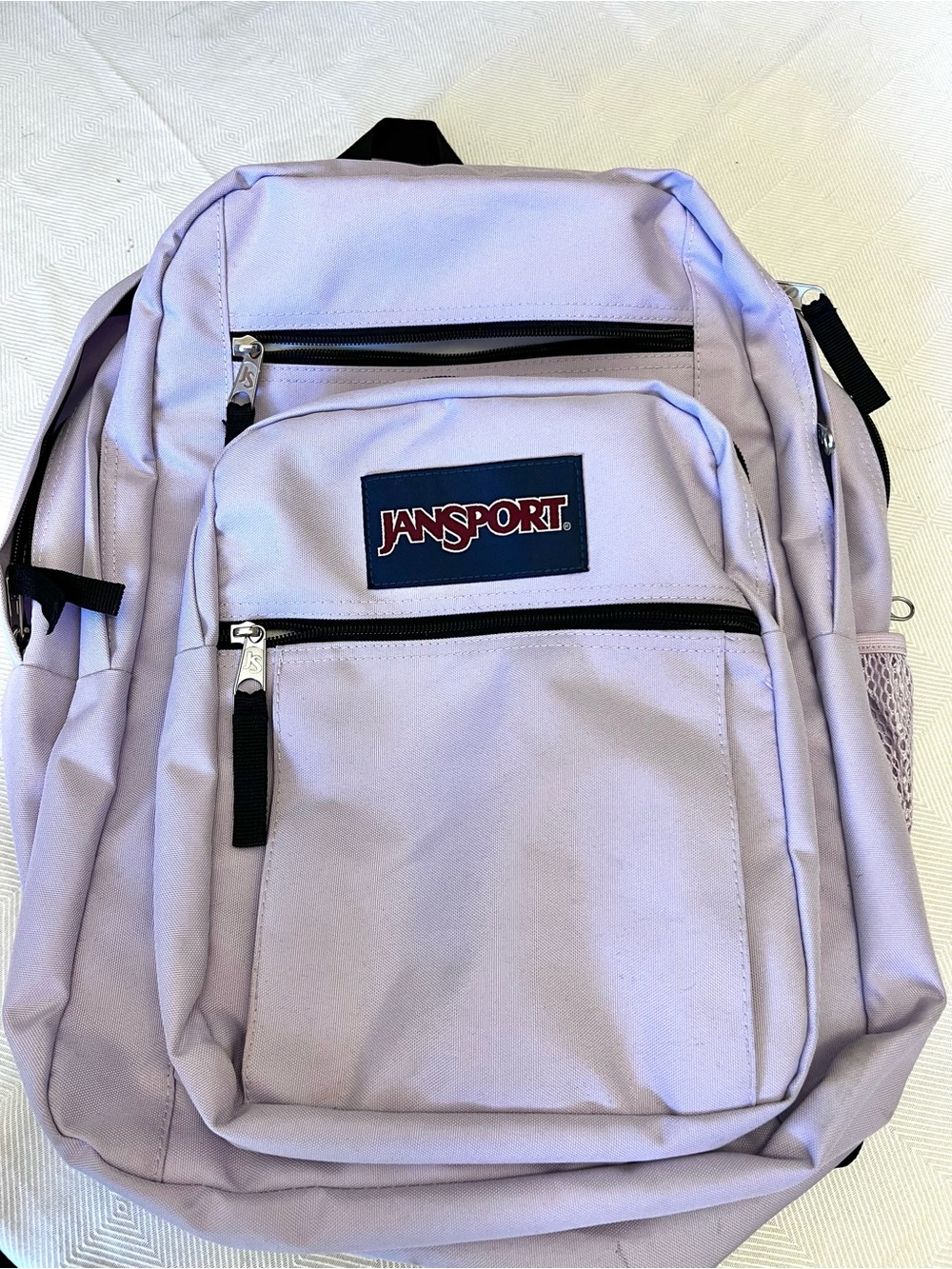 Jansport Lavender Backpack with Front Organizer